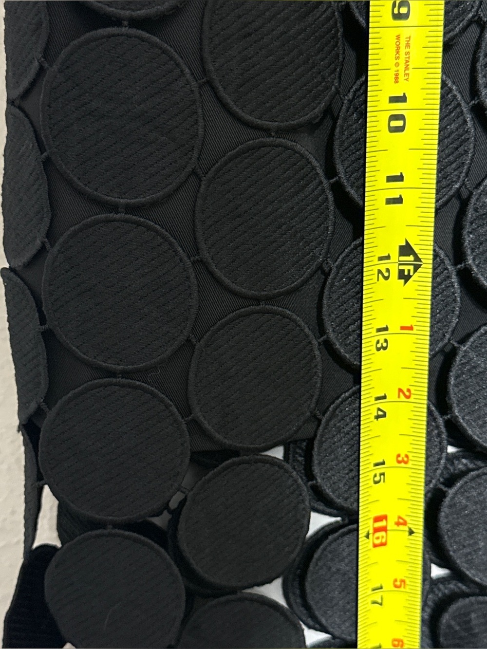 Commense Laser Cut Circle Embellished Double Layer Midi Skirt Party Festival - Picture 7 of 8